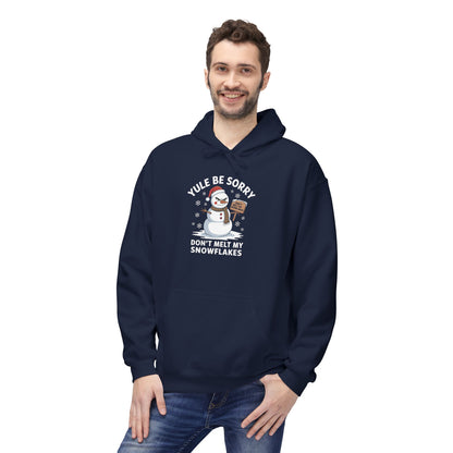 Yule Be Sorry Hoodie – Funny Snowman Winter Sweatshirt