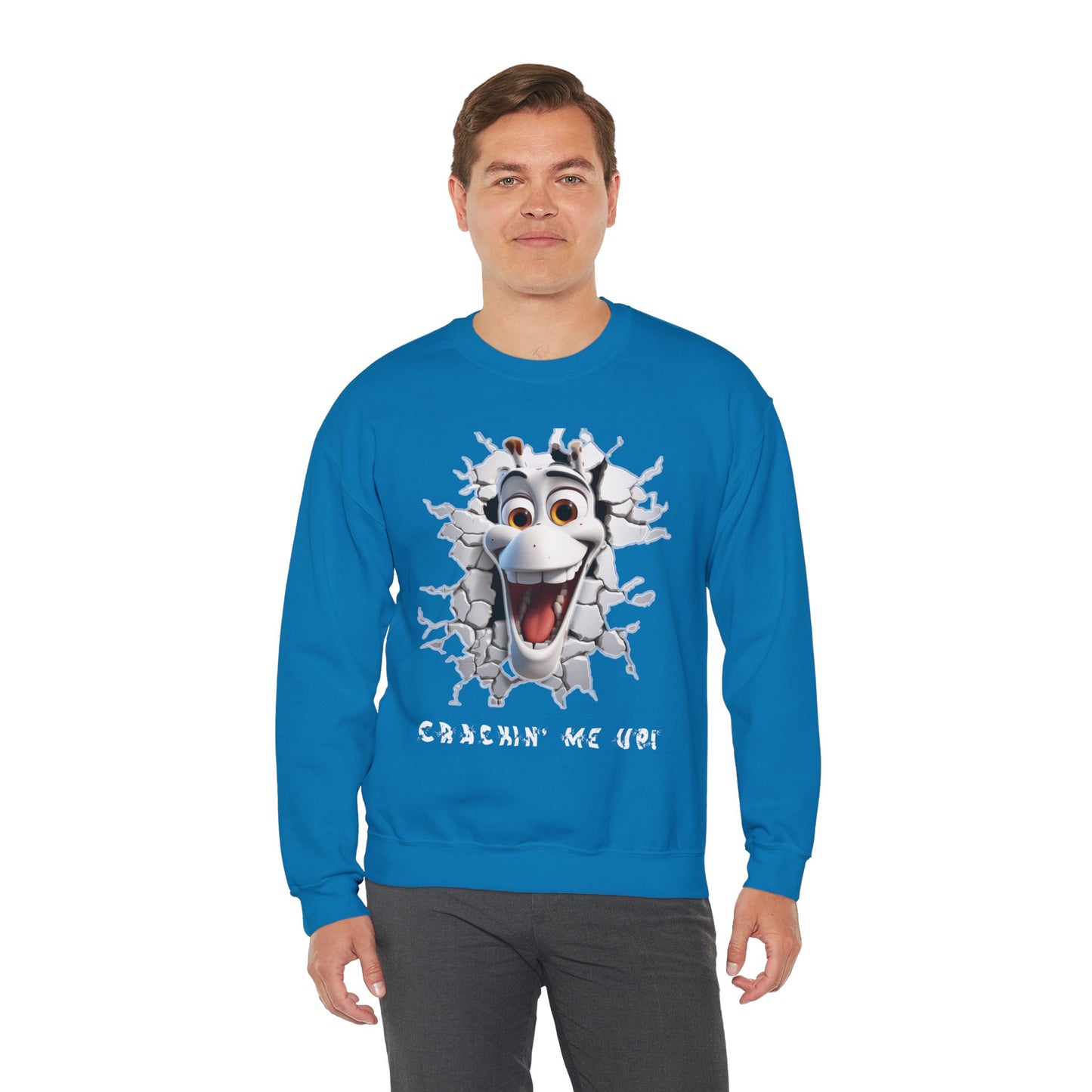 Crackin’ Me Up - Unisex Heavy Blend™ Crewneck Sweatshirt