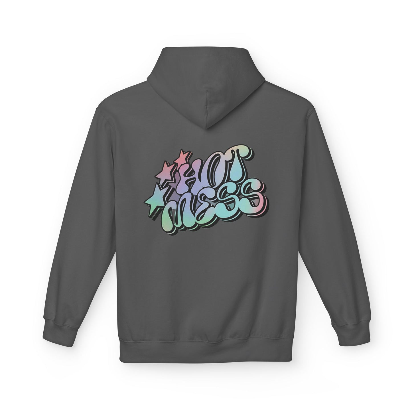 Hot Mess Hoodie – Bold Graffiti-Inspired Streetwear Design