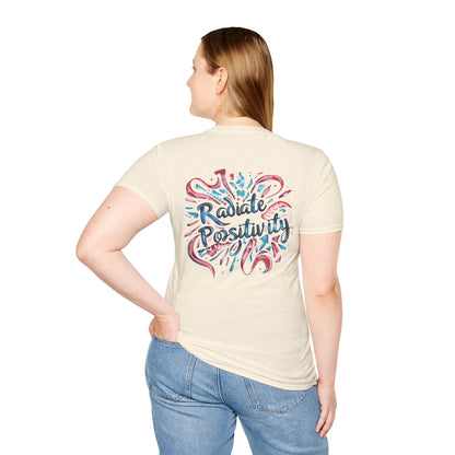 Radiate Positivity - Unisex Softstyle Inspirational T-Shirt