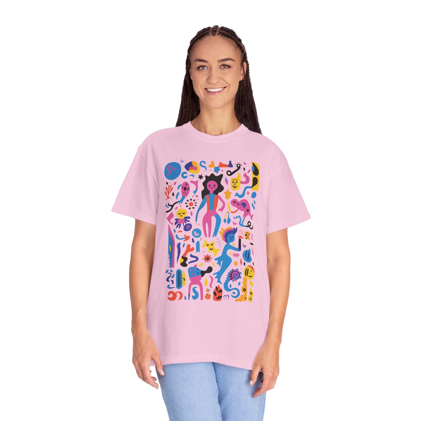 Vibrant Carnival Art - Unisex Graphic T-shirt