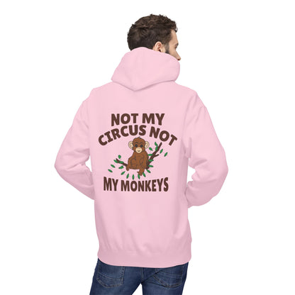 Not My Circus, Not My Monkeys Hoodie – Funny Monkey Design Sweatshirt