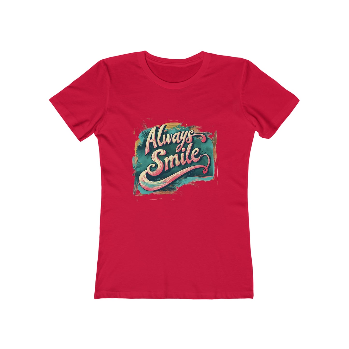 Always Smile - The Boyfriend Tee for Women