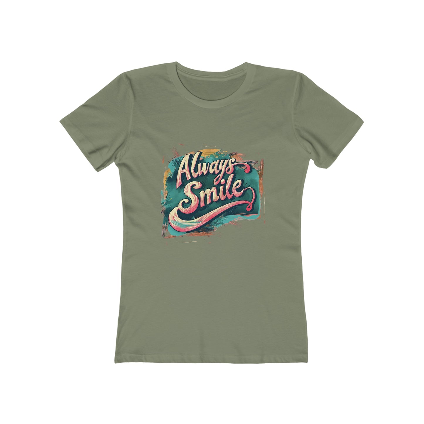 Always Smile - The Boyfriend Tee for Women