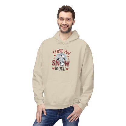 I Love You Snow Much Hoodie – Cute Penguin Winter Sweatshirt