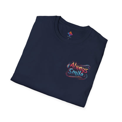 Always Smile - Unisex Softstyle Graphic Tee | Comfortable & Stylish Cotton Shirt