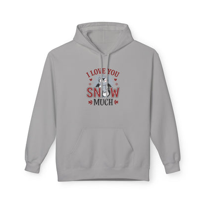 I Love You Snow Much Hoodie – Cute Penguin Winter Sweatshirt