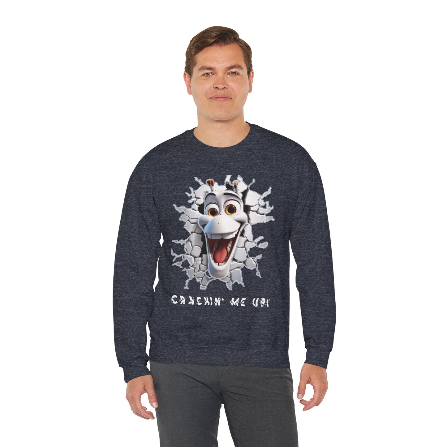 Crackin’ Me Up - Unisex Heavy Blend™ Crewneck Sweatshirt