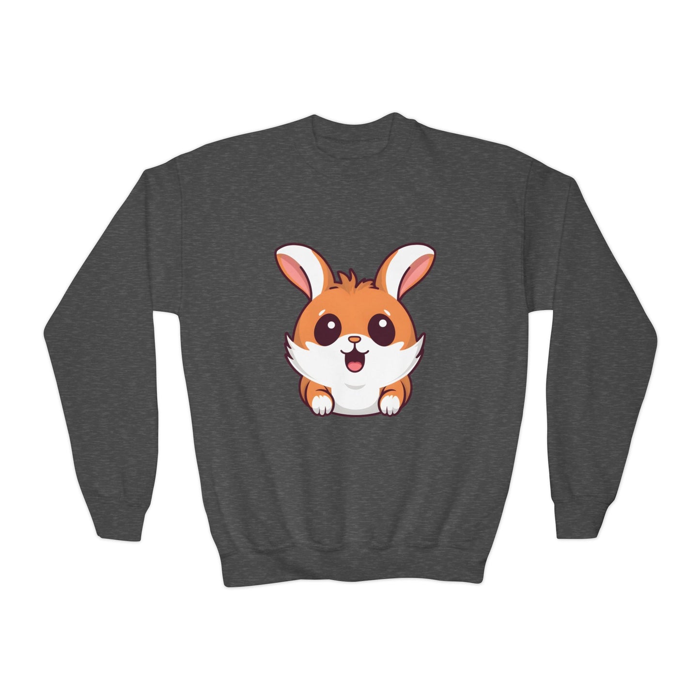 Adorable Rabbit Crewneck Sweatshirt - Cozy and Cute for All Day Comfort