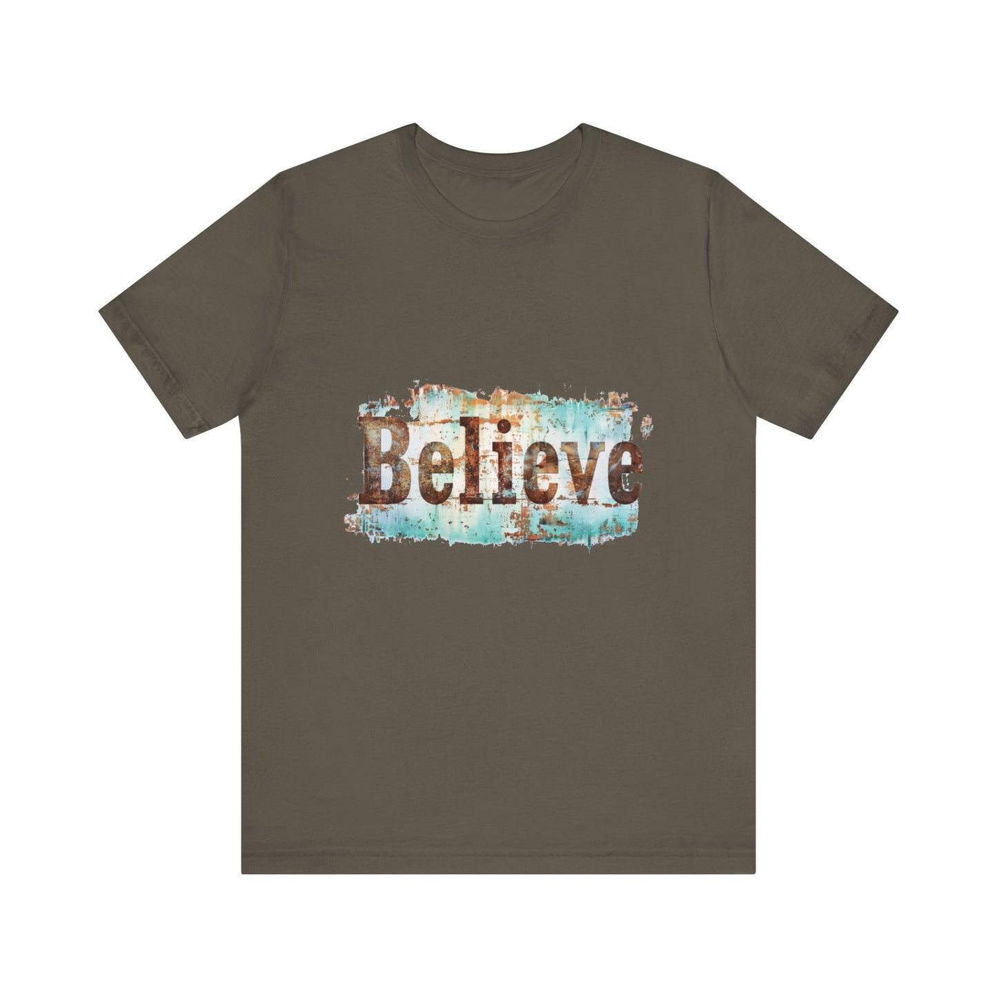 Rustic Believe Design - Unisex Soft Jersey Cotton Tee