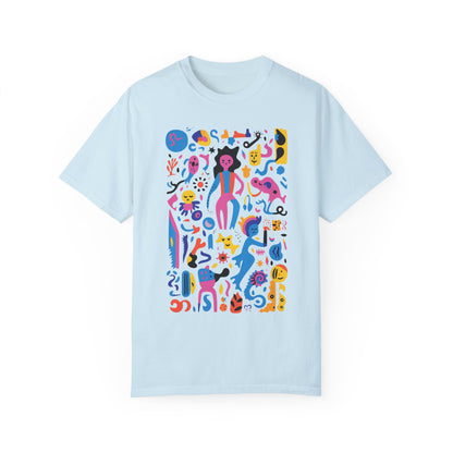 Vibrant Carnival Art - Unisex Graphic T-shirt