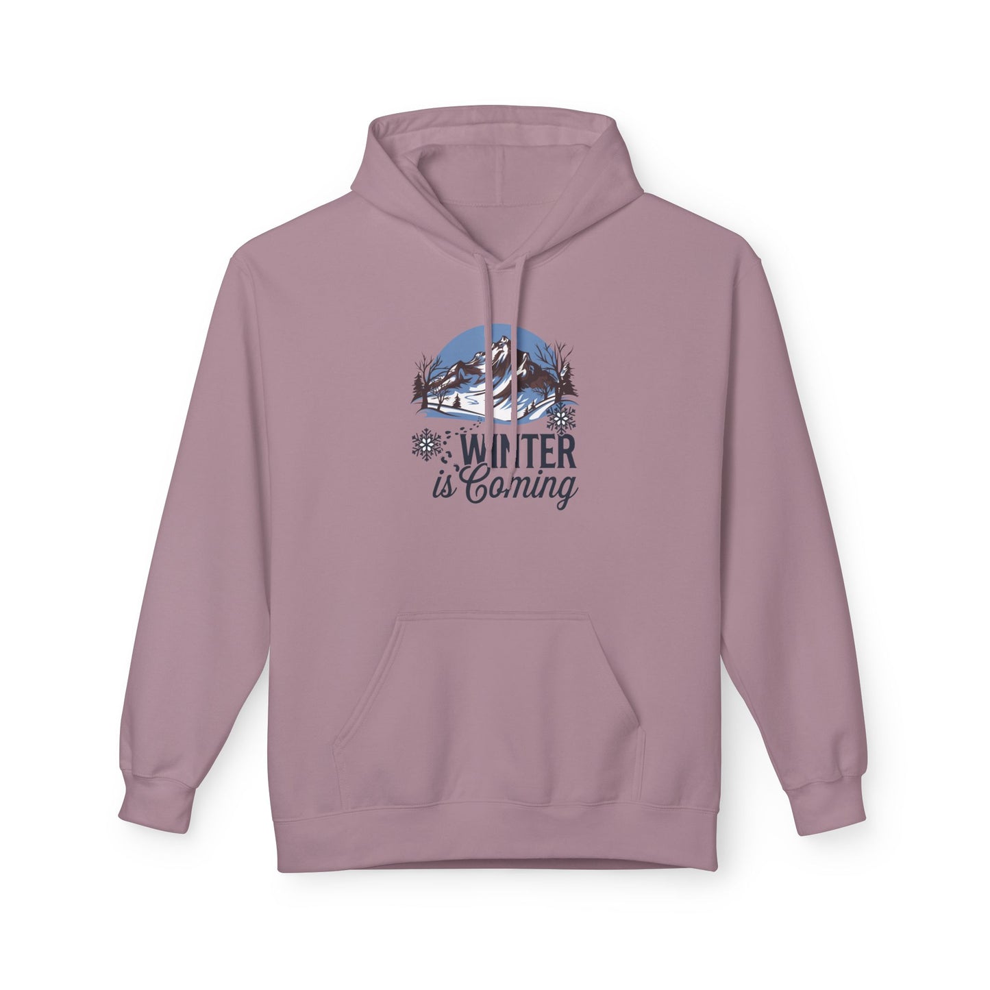 Winter is Coming Hoodie – Cozy Mountain Graphic Sweatshirt