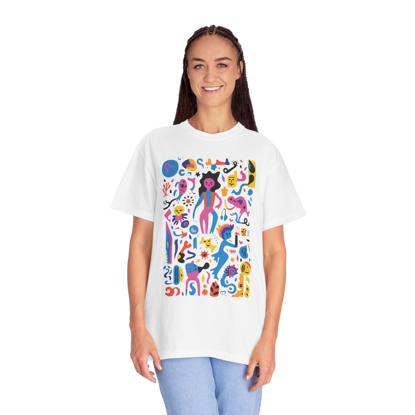 Vibrant Carnival Art - Unisex Graphic T-shirt