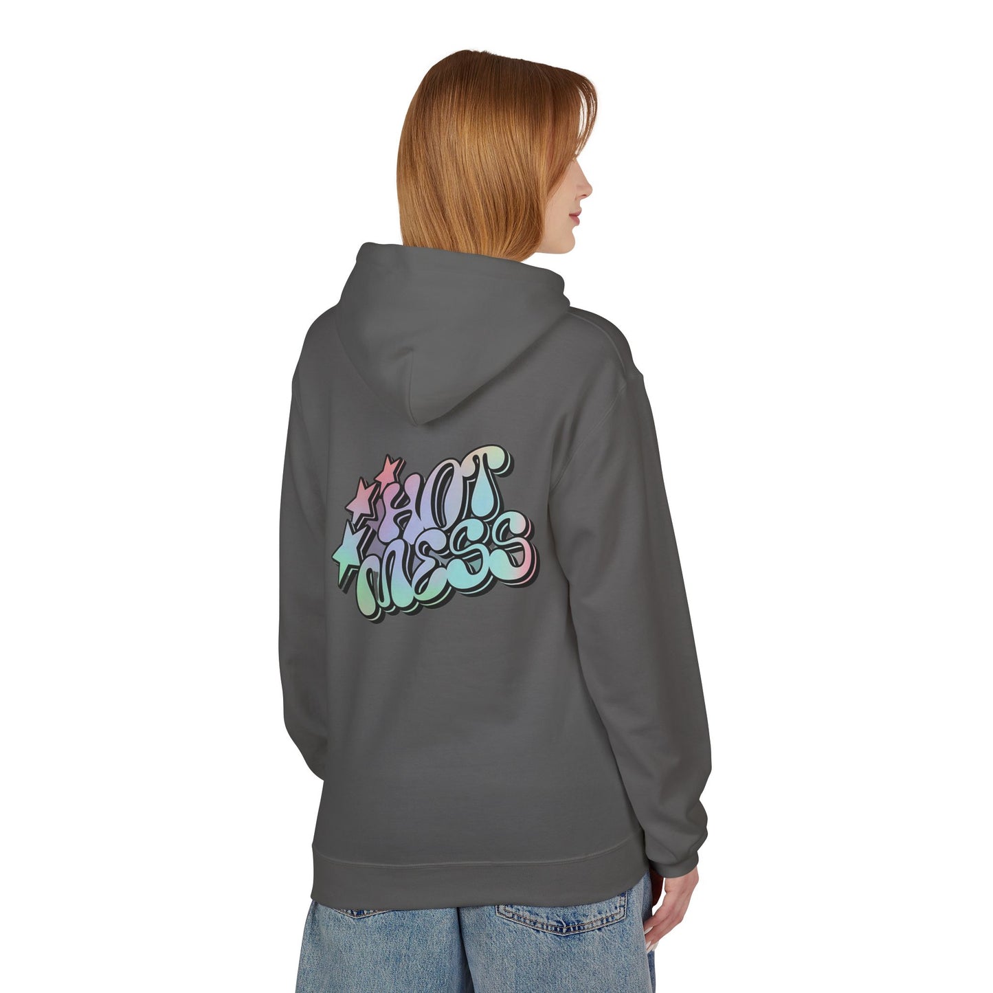 Hot Mess Hoodie – Bold Graffiti-Inspired Streetwear Design