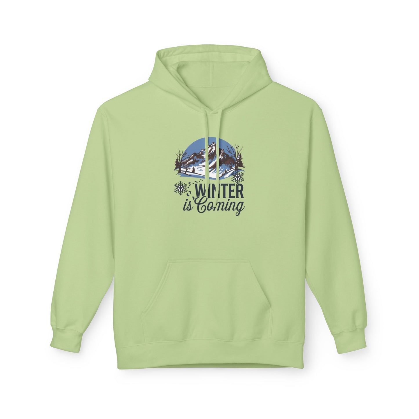 Winter is Coming Hoodie – Cozy Mountain Graphic Sweatshirt