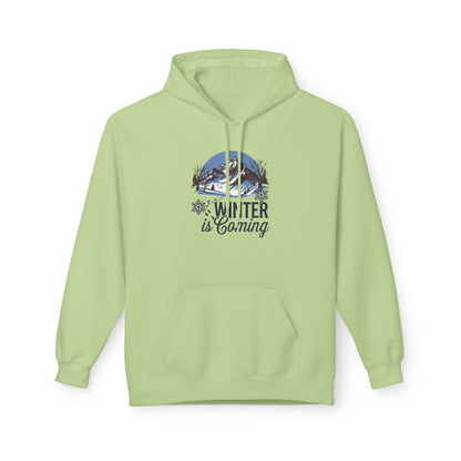 Winter is Coming Hoodie – Cozy Mountain Graphic Sweatshirt