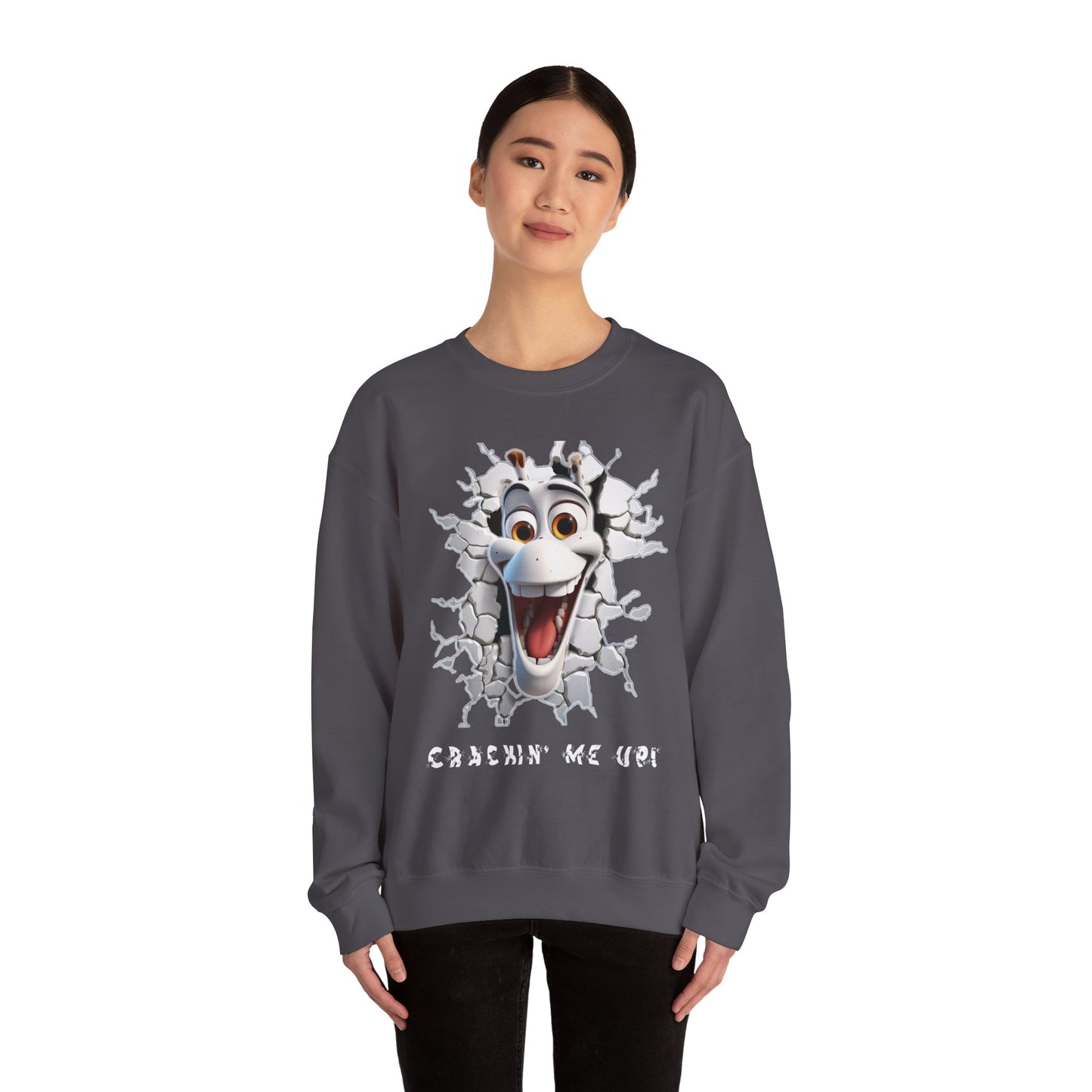 Crackin’ Me Up - Unisex Heavy Blend™ Crewneck Sweatshirt