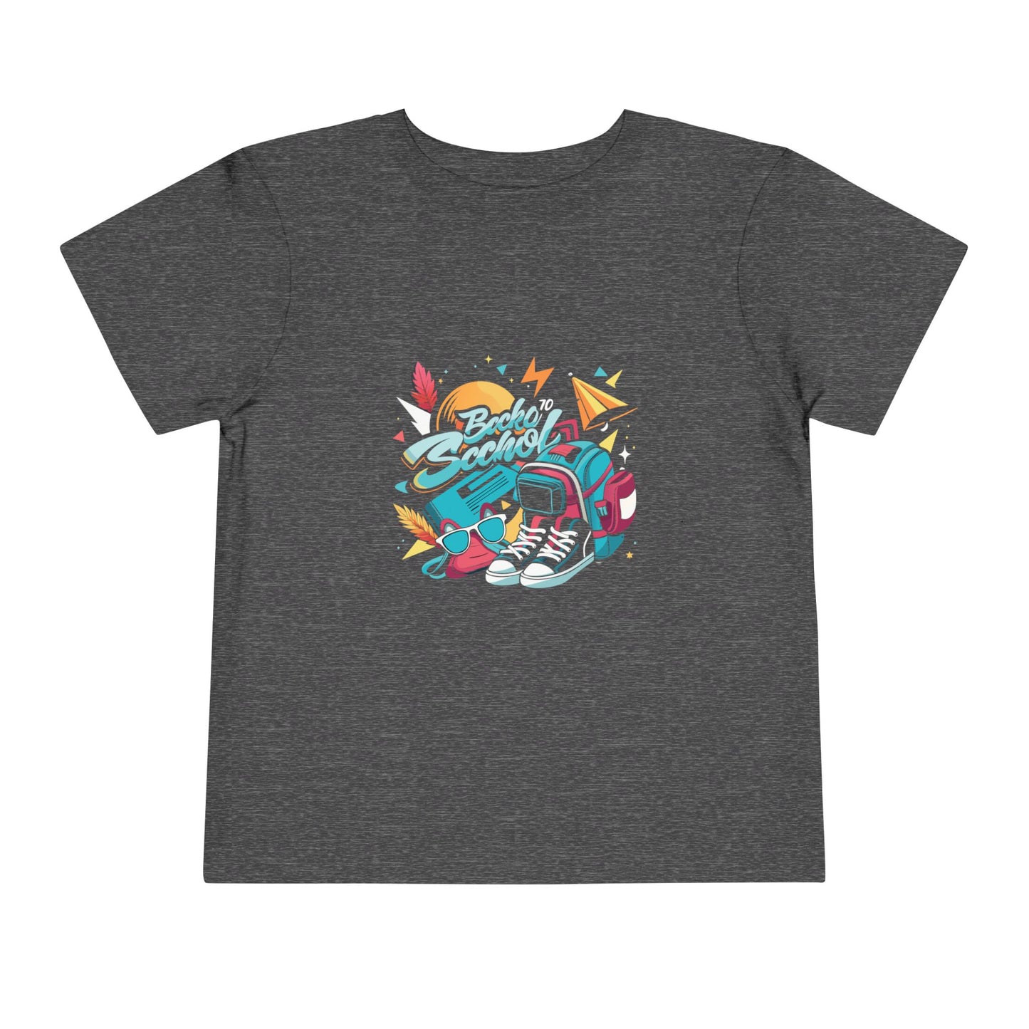 Back to School Toddler Tee - Fun Graphic Short Sleeve Shirt