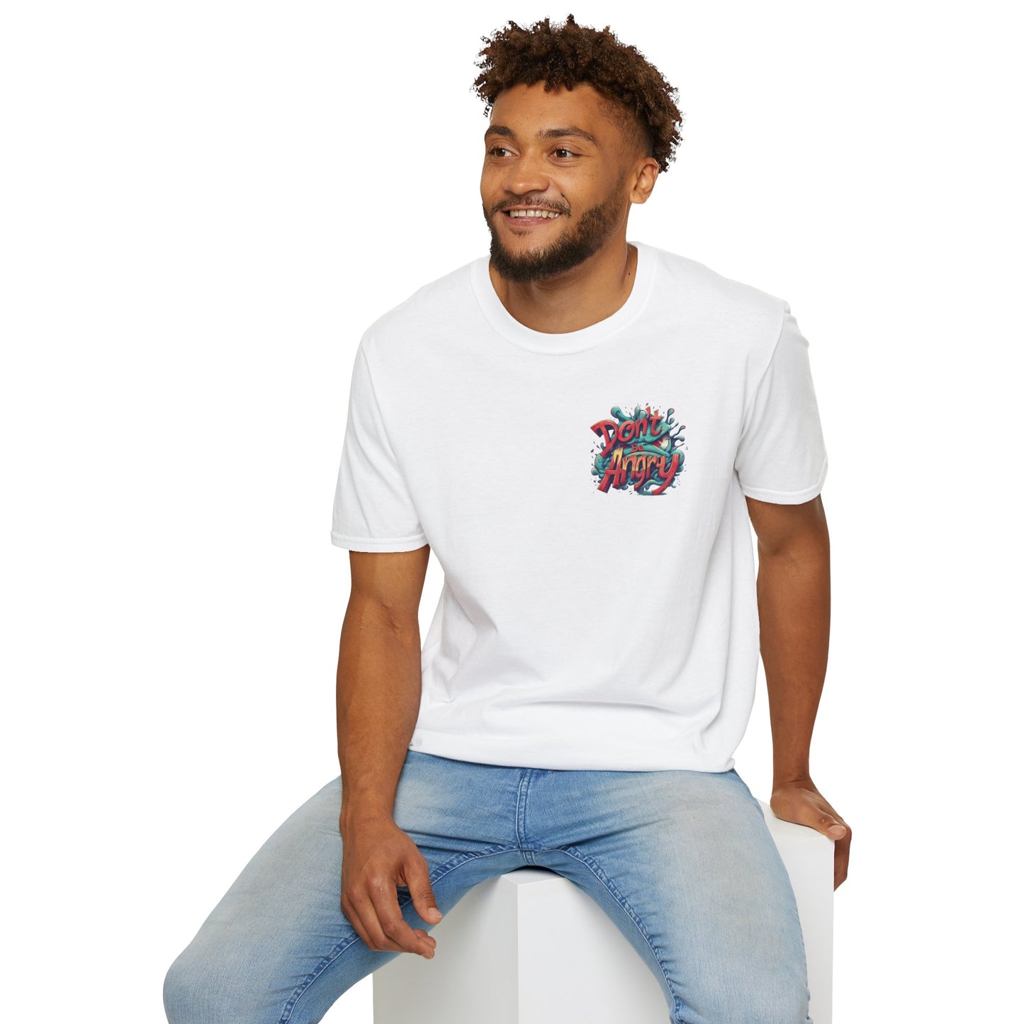 Don’t Be Angry Graphic Tee – Unisex Softstyle Cotton T-Shirt