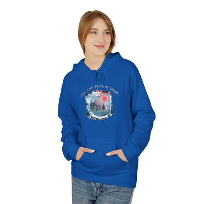 Ice Cold State of Mind Hoodie – Bold Winter Resilience Graphic