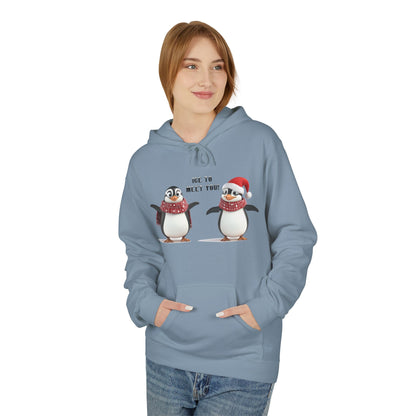 Ice to Meet You Hoodie – Cute Penguin Holiday Sweatshirt