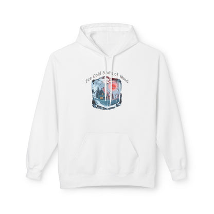 Ice Cold State of Mind Hoodie – Bold Winter Resilience Graphic