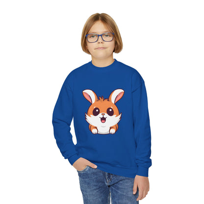 Adorable Rabbit Crewneck Sweatshirt - Cozy and Cute for All Day Comfort