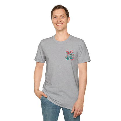 Don’t Look Back Inspirational Graphic - Unisex Softstyle T-Shirt