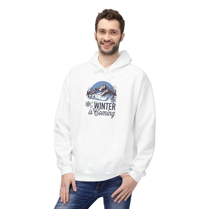 Winter is Coming Hoodie – Cozy Mountain Graphic Sweatshirt