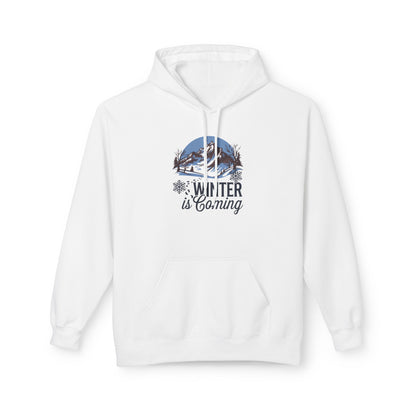 Winter is Coming Hoodie – Cozy Mountain Graphic Sweatshirt