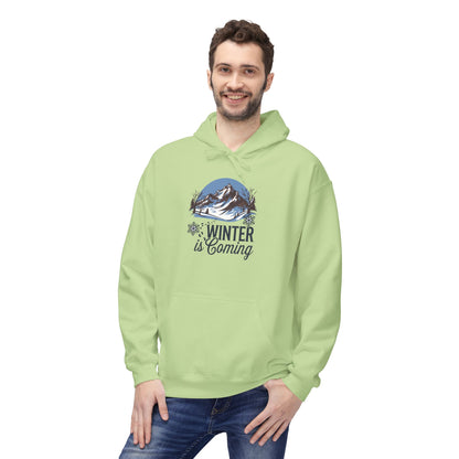 Winter is Coming Hoodie – Cozy Mountain Graphic Sweatshirt