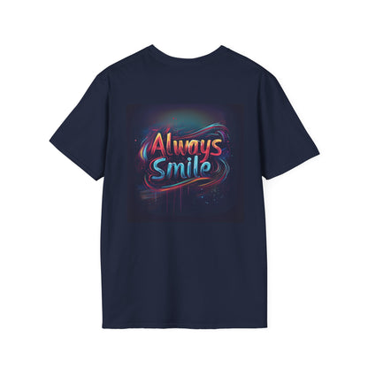 Always Smile - Unisex Softstyle Graphic Tee | Comfortable & Stylish Cotton Shirt