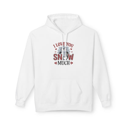 I Love You Snow Much Hoodie – Cute Penguin Winter Sweatshirt