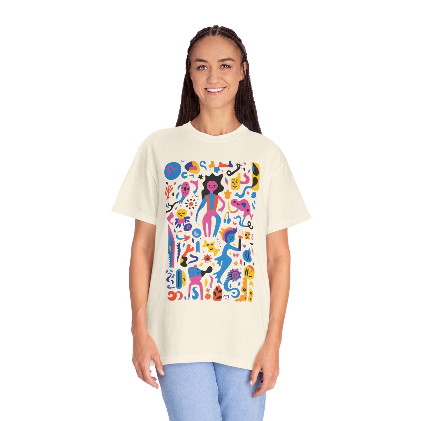 Vibrant Carnival Art - Unisex Graphic T-shirt