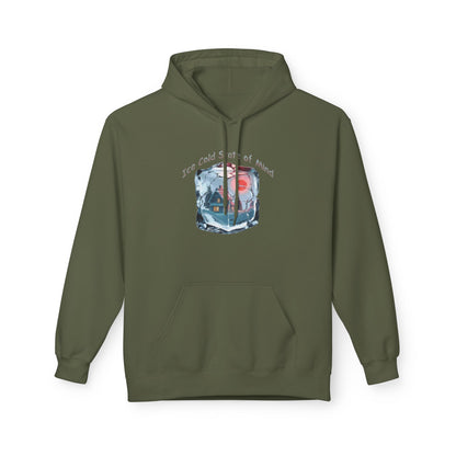 Ice Cold State of Mind Hoodie – Bold Winter Resilience Graphic