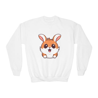 Adorable Rabbit Crewneck Sweatshirt - Cozy and Cute for All Day Comfort