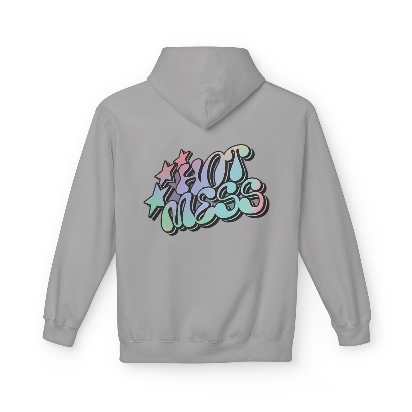 Hot Mess Hoodie – Bold Graffiti-Inspired Streetwear Design