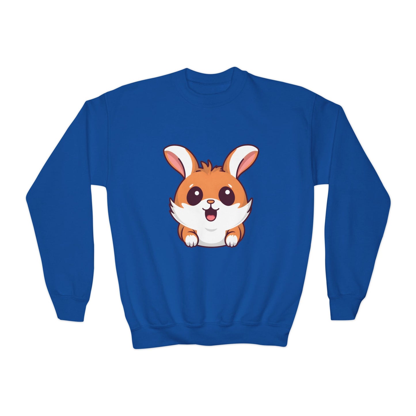 Adorable Rabbit Crewneck Sweatshirt - Cozy and Cute for All Day Comfort