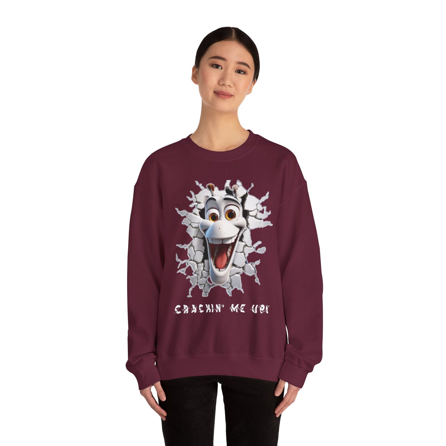 Crackin’ Me Up - Unisex Heavy Blend™ Crewneck Sweatshirt