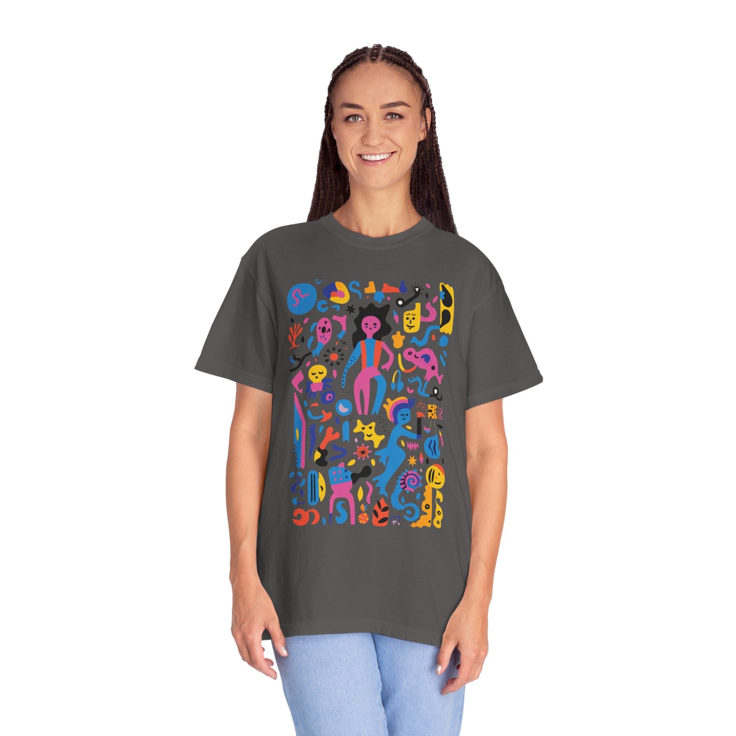 Vibrant Carnival Art - Unisex Graphic T-shirt