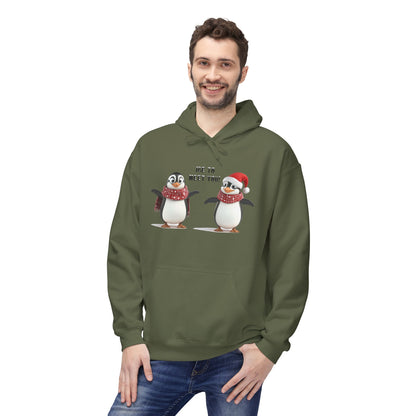 Ice to Meet You Hoodie – Cute Penguin Holiday Sweatshirt