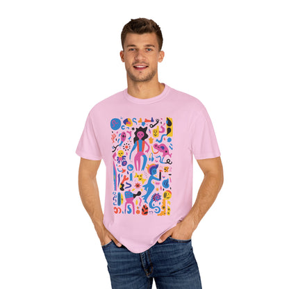 Vibrant Carnival Art - Unisex Graphic T-shirt