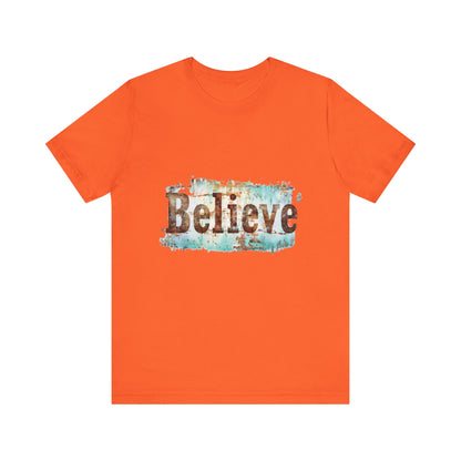 Rustic Believe Design - Unisex Soft Jersey Cotton Tee