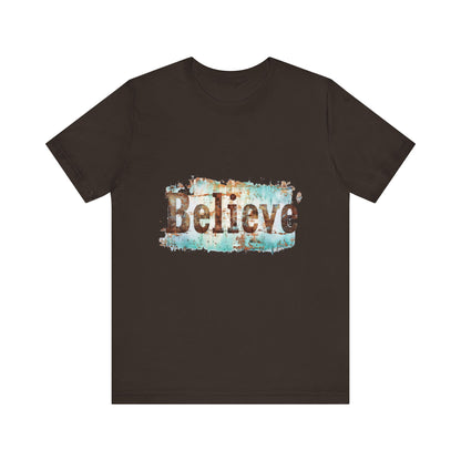 Rustic Believe Design - Unisex Soft Jersey Cotton Tee