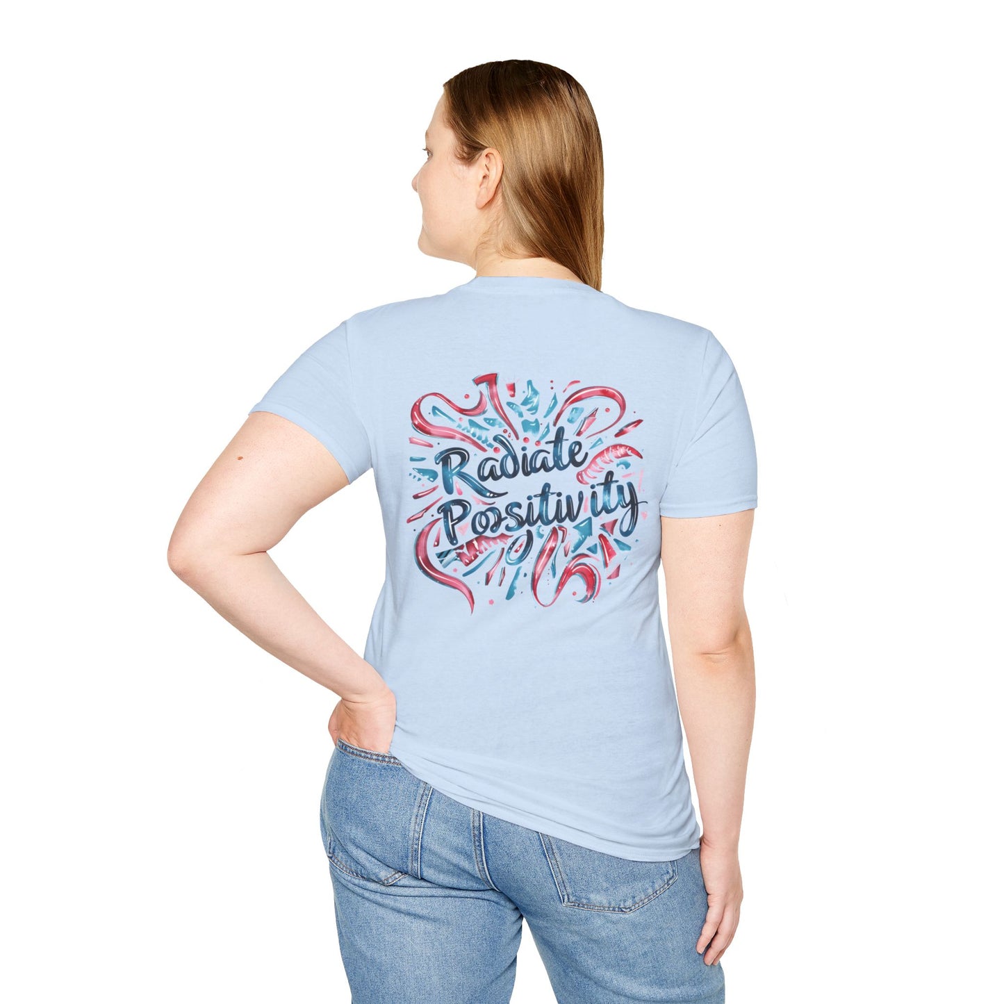 Radiate Positivity - Unisex Softstyle Inspirational T-Shirt