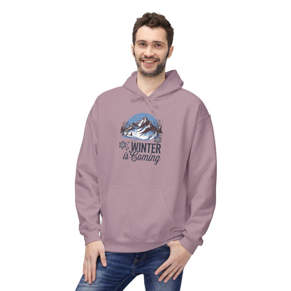 Winter is Coming Hoodie – Cozy Mountain Graphic Sweatshirt