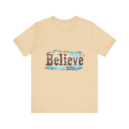 Rustic Believe Design - Unisex Soft Jersey Cotton Tee