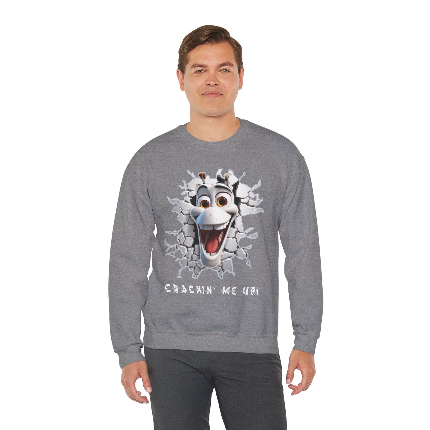 Crackin’ Me Up - Unisex Heavy Blend™ Crewneck Sweatshirt